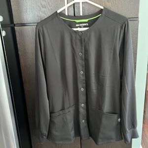 EUC Women’s Health Hands scrub jacket. Size medium